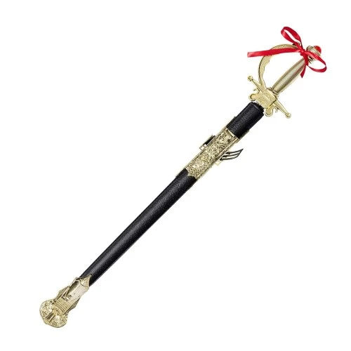 Altın Renk Kabzalı Zararsız Oyuncak Şövalye Kılıcı – 68 cm (Plastik) - 2
