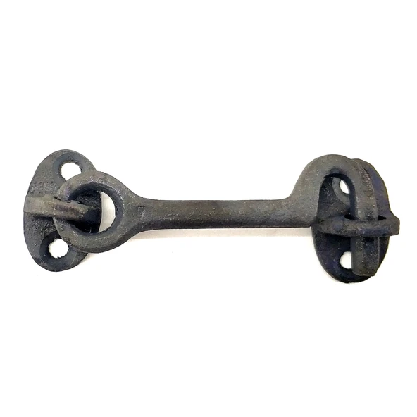 Antika Tarz Dekoratif Pirinç  Çengeli - 8,5cm, Oksit - 1