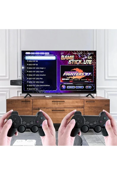 2.4g Kablosuz Çift Kol Retro Oyunlar 4k Game Stick 3500 Oyun - 2