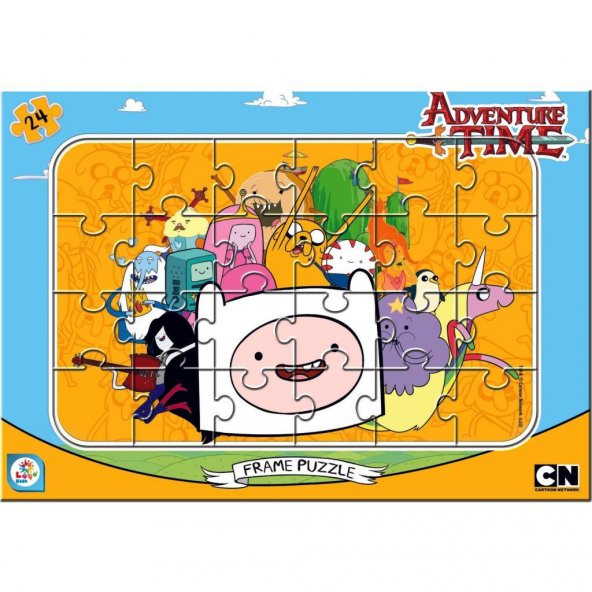 Laço Kids Adventure Time 24 Parça Frame Puzzle AW7608