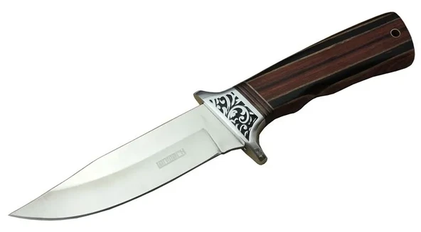 A058-1 Kamp Bıçağı 26,5 Cm - Ahşap Sap, Kılıflı ürün görseli