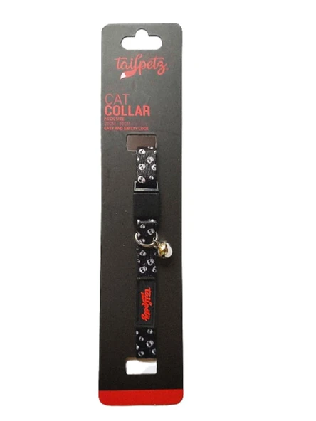 Tailpetz Cat Color Easy & Safety Lock Boo Ayarlanır Kedi Boyun Tasması ürün görseli