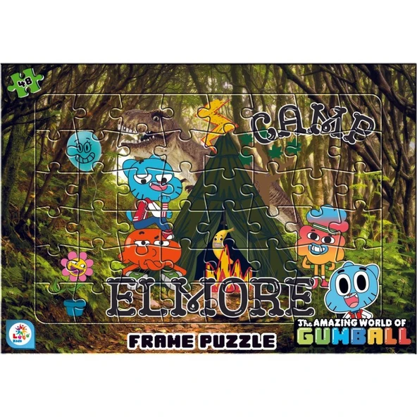 Laço Kids Gumball 48 Parça Frame Puzzle GB7607