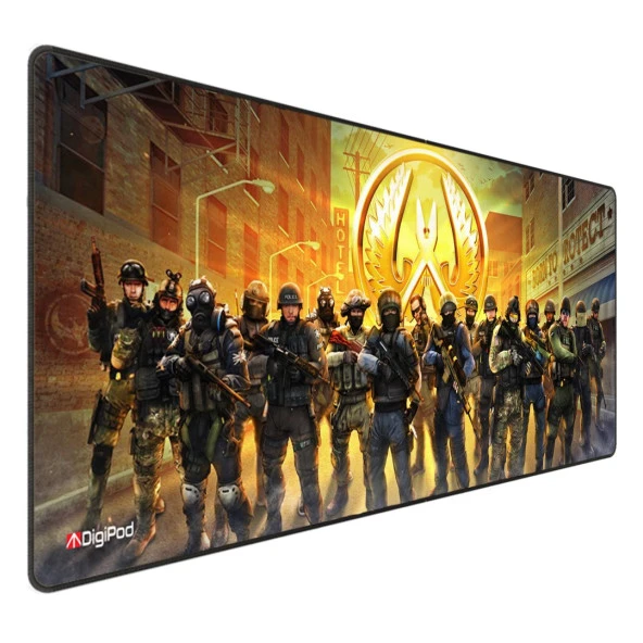 Digipod Gaming Mousepad Oyuncu Mouse pad 90X40 XXL Büyük Oyuncu Mousepad Kaymaz Taban 4mm Kalınlık