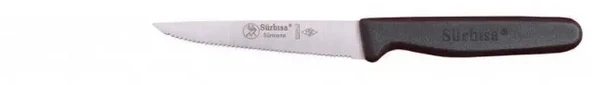 61004lz - Sürmene Lazerli, Tırtıklı Sebze Bıçağı 9,5cm ürün görseli