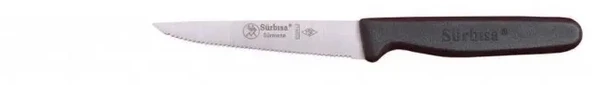 61004lz - Sürmene Lazerli, Tırtıklı Sebze Bıçağı 9,5cm - Resim 2