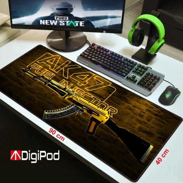 Gaming Mousepad Oyuncu Mousepad 90X40 Xxl Büyük Oyuncu Mousepad Kaymaz Taban 4mm Kalınlık - 4