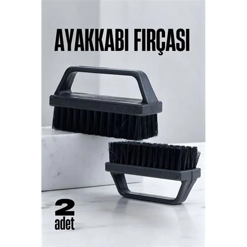 Sert Kıllı Ayakkabı Fırçası - Leke Çıkarıcı Elbise Fırçası 2 ADET