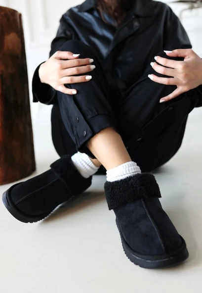 Abby Siyah Süet Bot - Resim 2