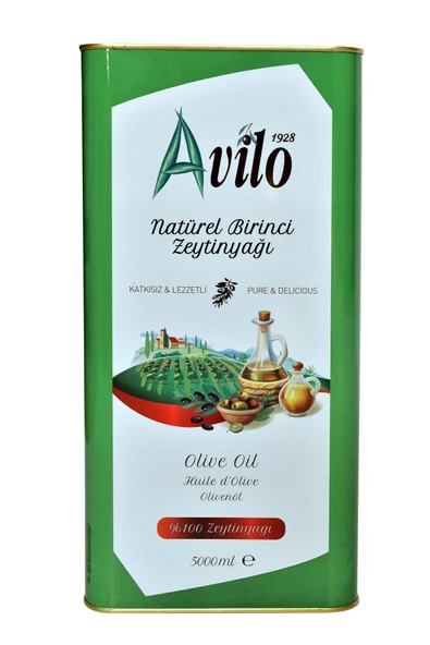 5 LT AVİLO SOĞUK SIKIM NATÜREL BİRİNCİ ZEYTİNYAĞI