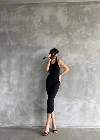 Halter elbise - 3