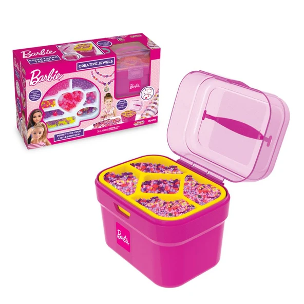 Dede Oyuncak Barbie Sepetli Takı Moda Tasarım Seti 03659