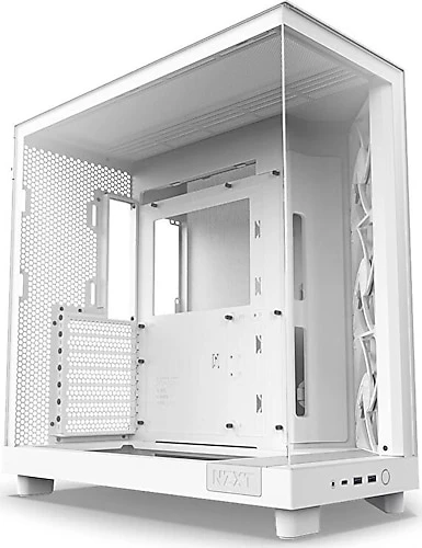 NZXT H6 Flow Beyaz ATX Mid Tower Kasa