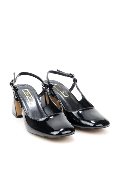 Pisagor Ps-33330 Kadın Klasik 6 Cm Topuklu Ayakkabı - Resim 6