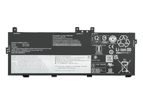 RETRO  Lenovo ThinkPad X13 Yoga Gen2, L20C3P71 Notebook Bataryasi