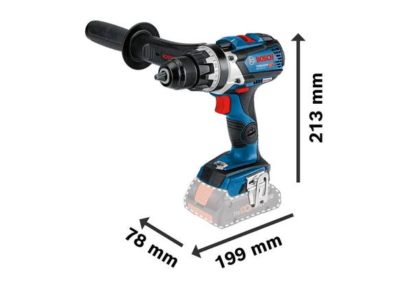 Bosch GSR 18V-110 C 2x8.0Ah Procore Akülü Delme Vidalama Makinesi - 2