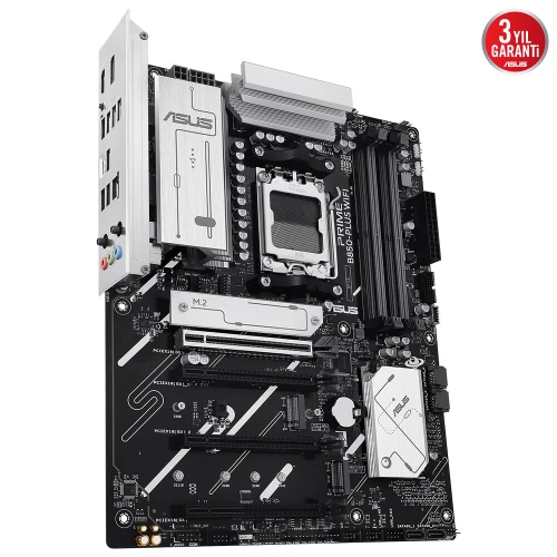 ASUS  PRIME B850-PLUS WIFI, 4xDDR5, 3x M.2, HDMI, DP, Type-C, Wi-Fi 6E, Bluetooth v5.3, AM5 Soket GAMING Anakart - 3