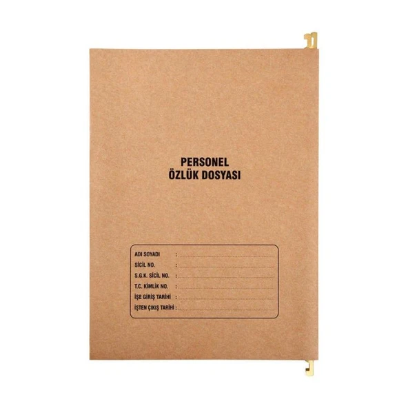 Elitstore Askılı Personel Özlük Dosyası 8 Yaprak