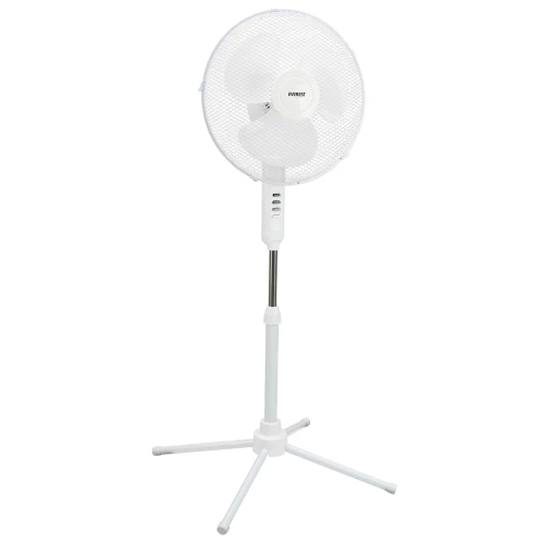 EVEREST FAN10, BEYAZ, EcoWind, 3 Kademeli Hiz, 40cm 3 Biçak Pervane ve Çerçeve, 45W, Otomatik Salinim, Yükseklik Ayarli Vantilatör - 2