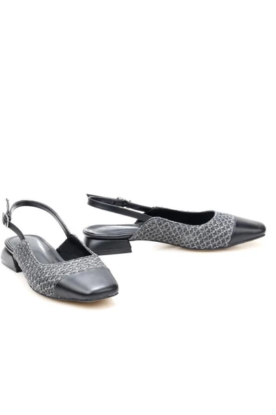 Pisagor Ps-33320 Kadın Klasik 2 Cm Topuklu Ayakkabı - 8