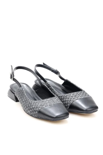 Pisagor Ps-33320 Kadın Klasik 2 Cm Topuklu Ayakkabı - 6