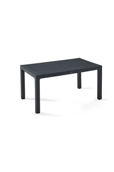 Rattan Bahçe Masası 90*150 Camsız, Balkon Masası, Teras Masası