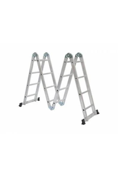 Akrobat Çok Amaçlı Katlanır Merdiven 4.70 M 16 Basamaklı 4x4ye - 1