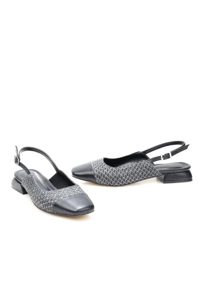 Pisagor Ps-33320 Kadın Klasik 2 Cm Topuklu Ayakkabı - 7