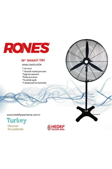 KOPYA - 30'' MP-355 AYAKLI VANTİLATÖR