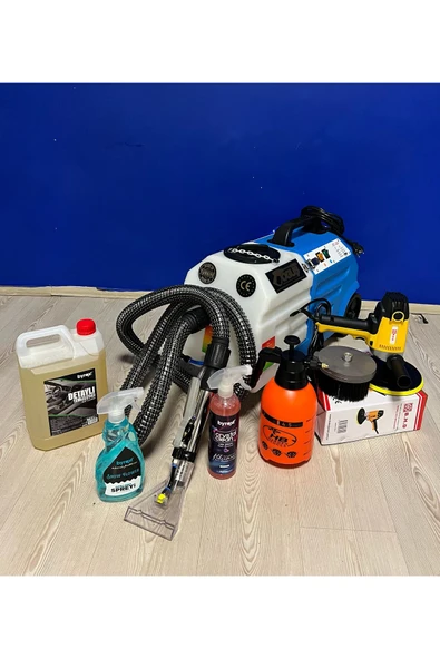 Koltuk Yıkama Makinesi Profesyonel Set Halinde (TELLİ HORTUM) 7 Parça Ürün Ile - 2