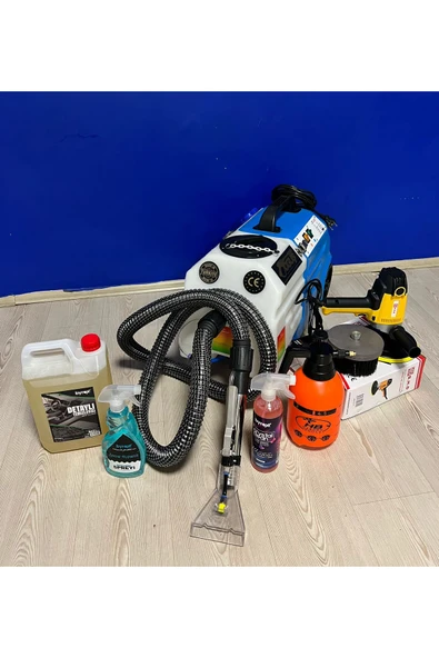 Koltuk Yıkama Makinesi Profesyonel Set Halinde (TELLİ HORTUM) 7 Parça Ürün Ile - 3