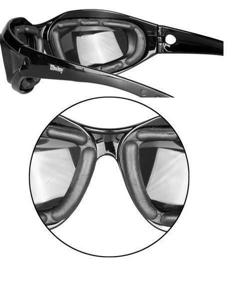 Daisy Tactical 4 Farklı Renk Lensli Çantalı Gözlük / Motorcu Dağcı Asker Gözlüğü - Resim 5