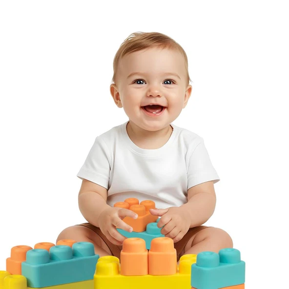 Dede Oyuncak  Çantalı Soft Maxi Bloklar 41 Parça 04055 - 3
