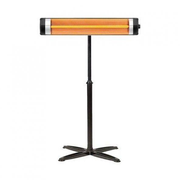 Minisan SR 2600W Elektrikli Isıtıcı Soba- Ayaklı Siyah - 2