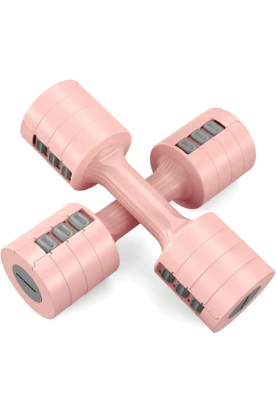 Kadınlar için Ayarlanabilir El Dambıl 5 LB Dambıl 2'li Set, 4'ü 1 Arada Küçük Dambıl Seti EE130