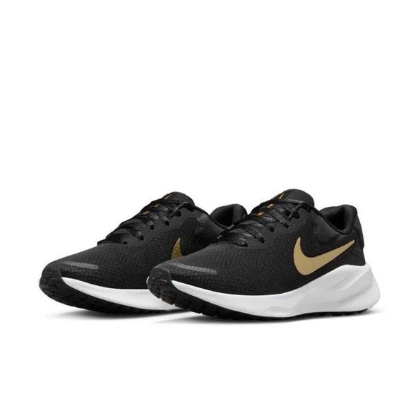 Nike W Revolution 7 FB2208-006 Siyah Kadın Yürüyüş & Koşu Ayakkabısı - 3