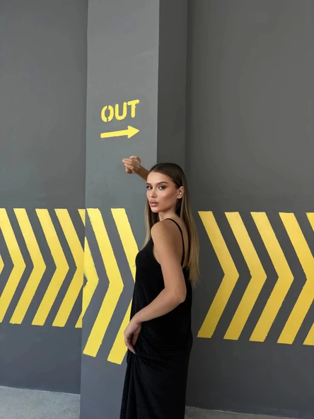 Piliseli uzun elbise - 3