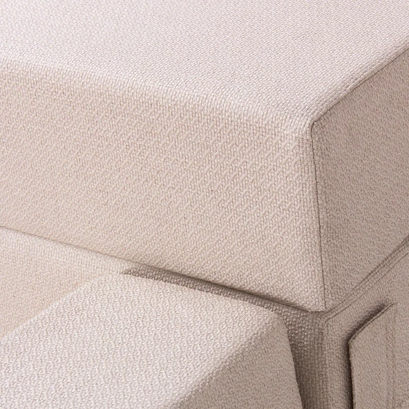 Homedius Melisa Çift Kişilik Katlanır Yatak Katlanır Koltuk Bej Çift - 3