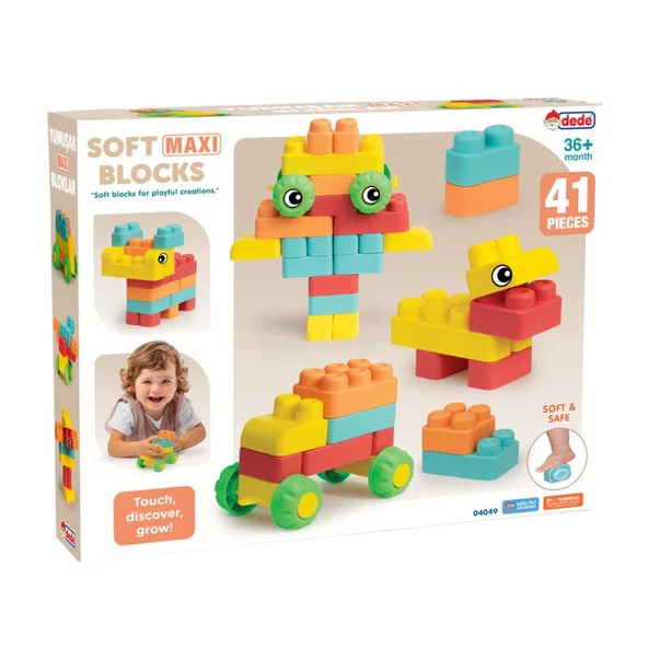 Dede Oyuncak Soft Maxi Bloklar 41 Parça 04049
