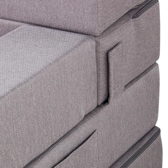 Homedius Melisa Çift Kişilik Katlanır Yatak Katlanır Koltuk  Bej Çift - 11