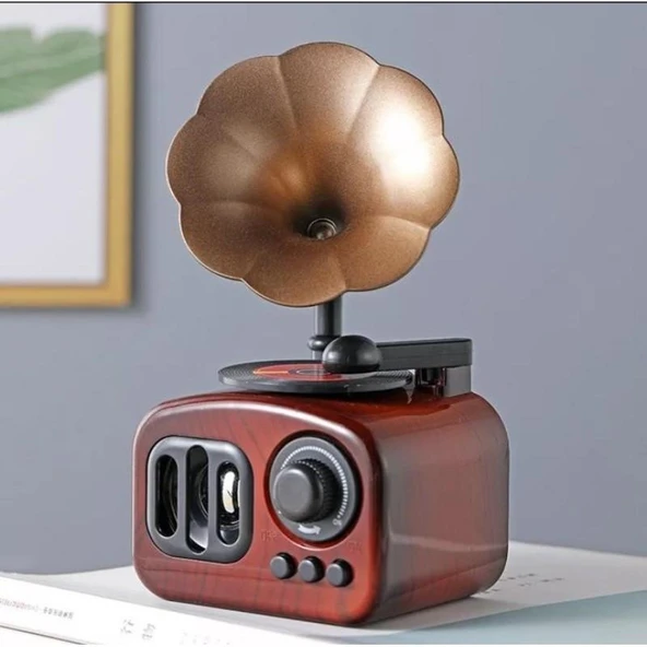 KENPAZAR Gramofon Tasarımlı Müzik Kutusu