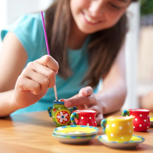 Nessiworld 4M Mini Çay Seti Boyama Seti - 2