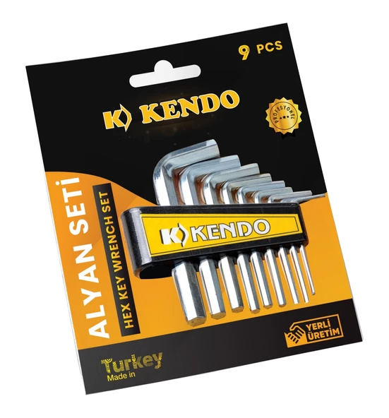 Eltos Kendo Allen Anahtar Seti Alyan Anahtar 9 Parça ürün görseli 1