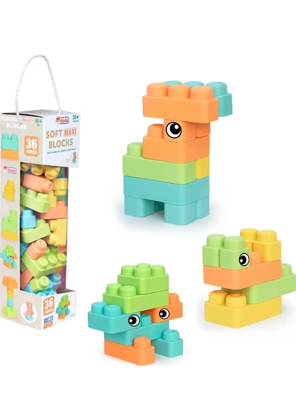 Dede Oyuncak   Soft Maxi Bloklar 36 Parça 04048 - 6