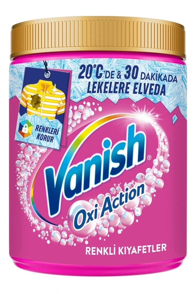 Vanish Oxi Action Multipower Renkliler İçin Deterjan Güçlendirici Toz ve Leke Çıkarıcı 480 Gram - 2