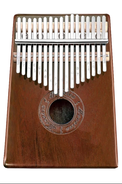 Klx-520 Hakiki Ağaç Kalimba Ahşap Desenli 17 Paslanmaz Tuşlu (FULL SET) AA124 - 3