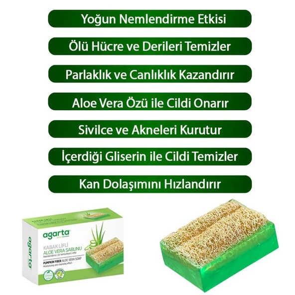 Nessiworld   Kabak Lifli Aloe Vera Sabunu 125 Gr - 3