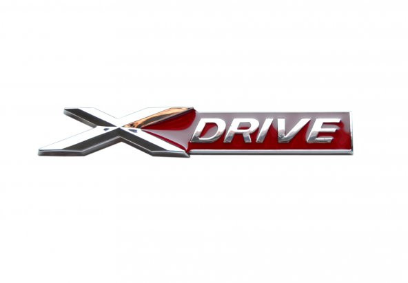 BMW X DRIVE YAZI KIRMIZI