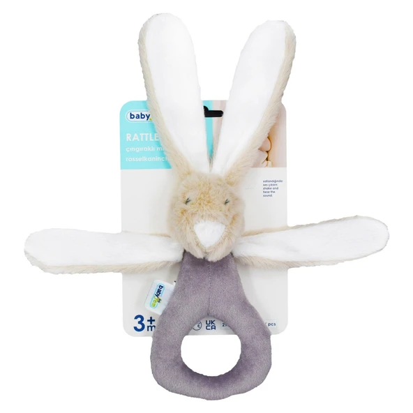BabyJem Tutmalı Peluş Mini Tavşan 842 Taş - 1