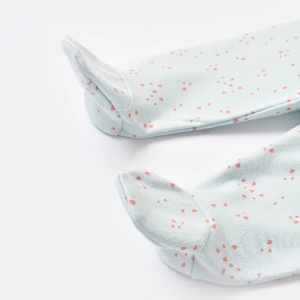 Bibaby Biorganic Pretty Ears Bunny Patikli Pantolon 57814 Mint - 4